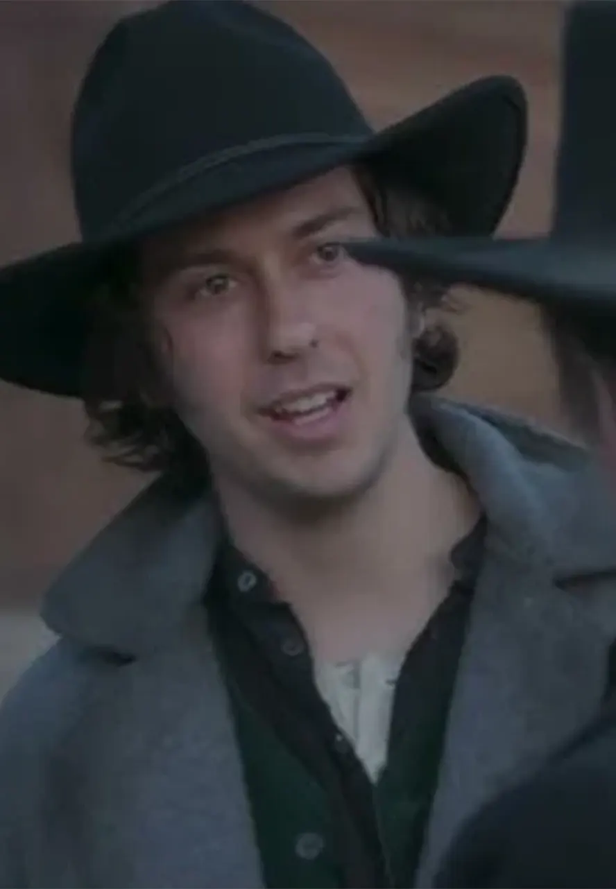 Murder at Yellowstone City Young Jim Grey Wool Coat murder at yellowstone city coat