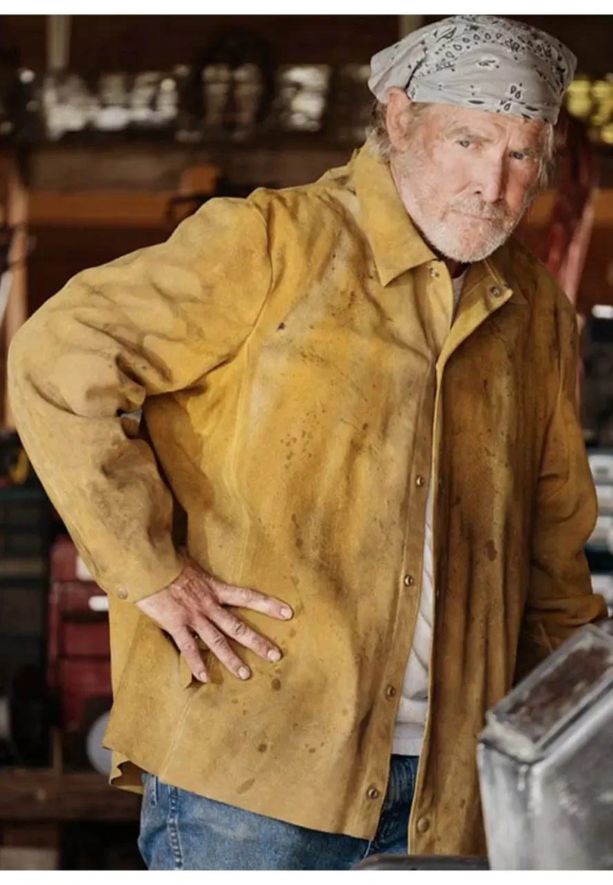 Yellowstone Season 03 Will Patton Brown Jacket yellowstone garrett randle jacket