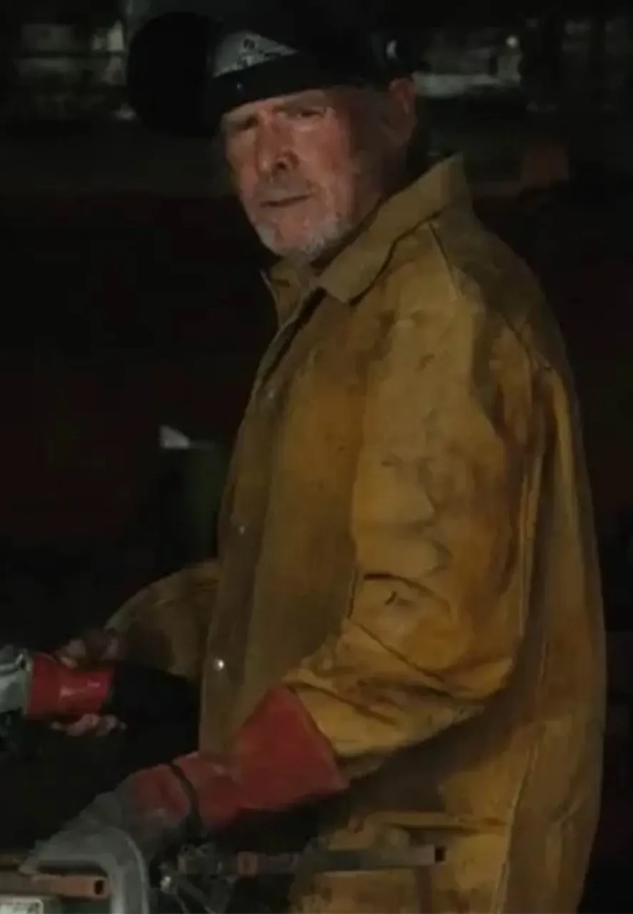 Yellowstone Season 03 Will Patton Brown Jacket yellowstone s03 garrett jacket