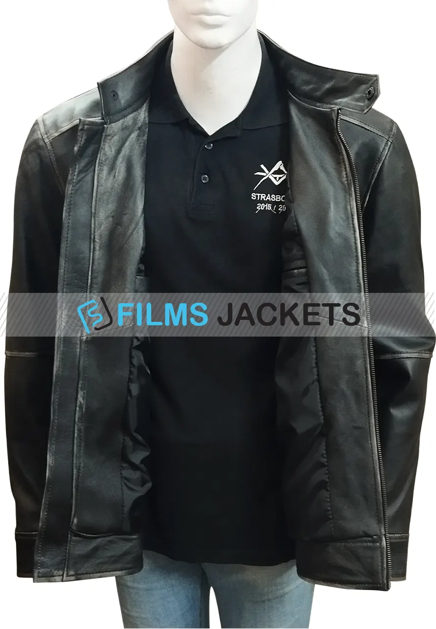 Calvo Leather Jacket banana republic calvo jacket