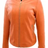 band collar moto jacket