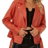 belted leather jacket
