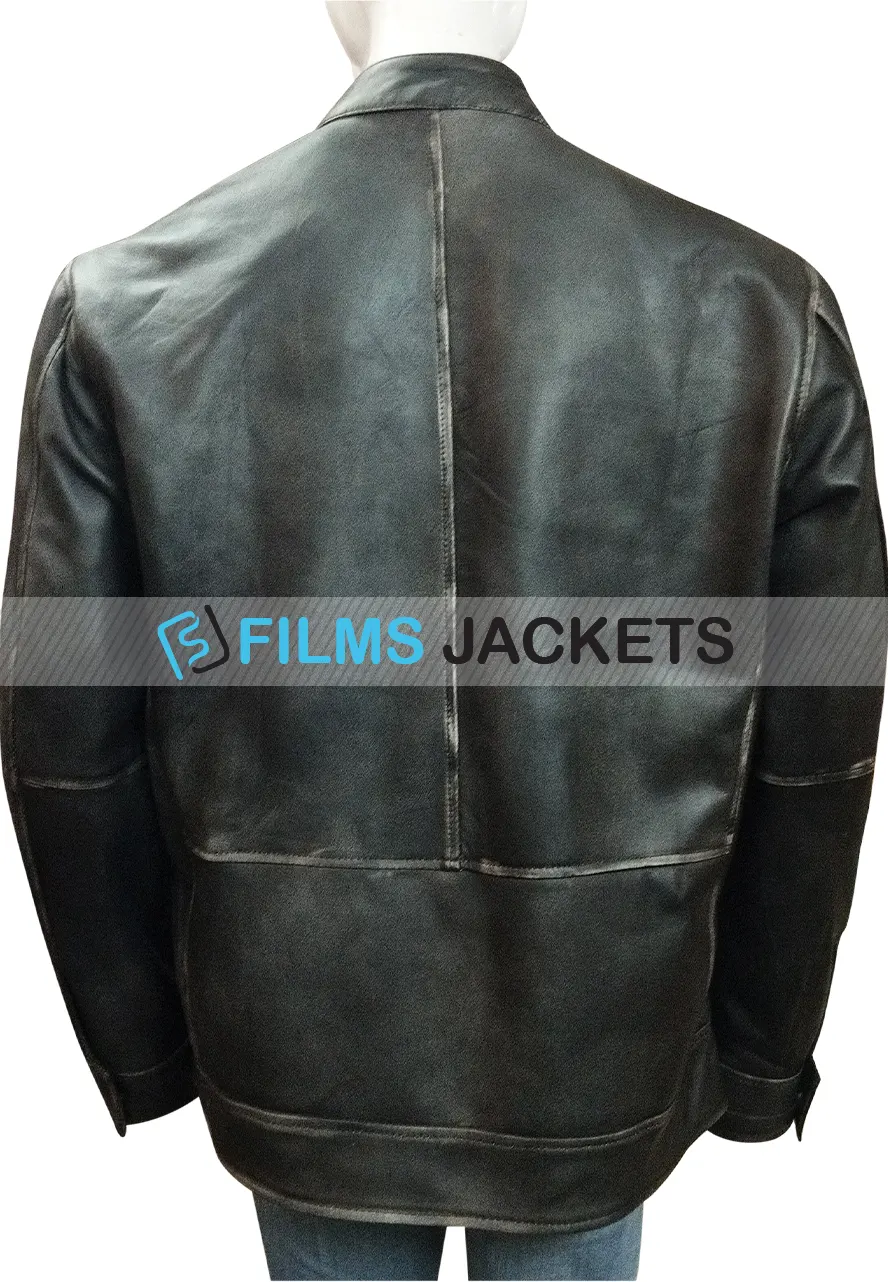Calvo Leather Jacket calvo grey jacket