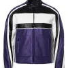 color block biker jacket