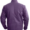 colored leather jackets purple
