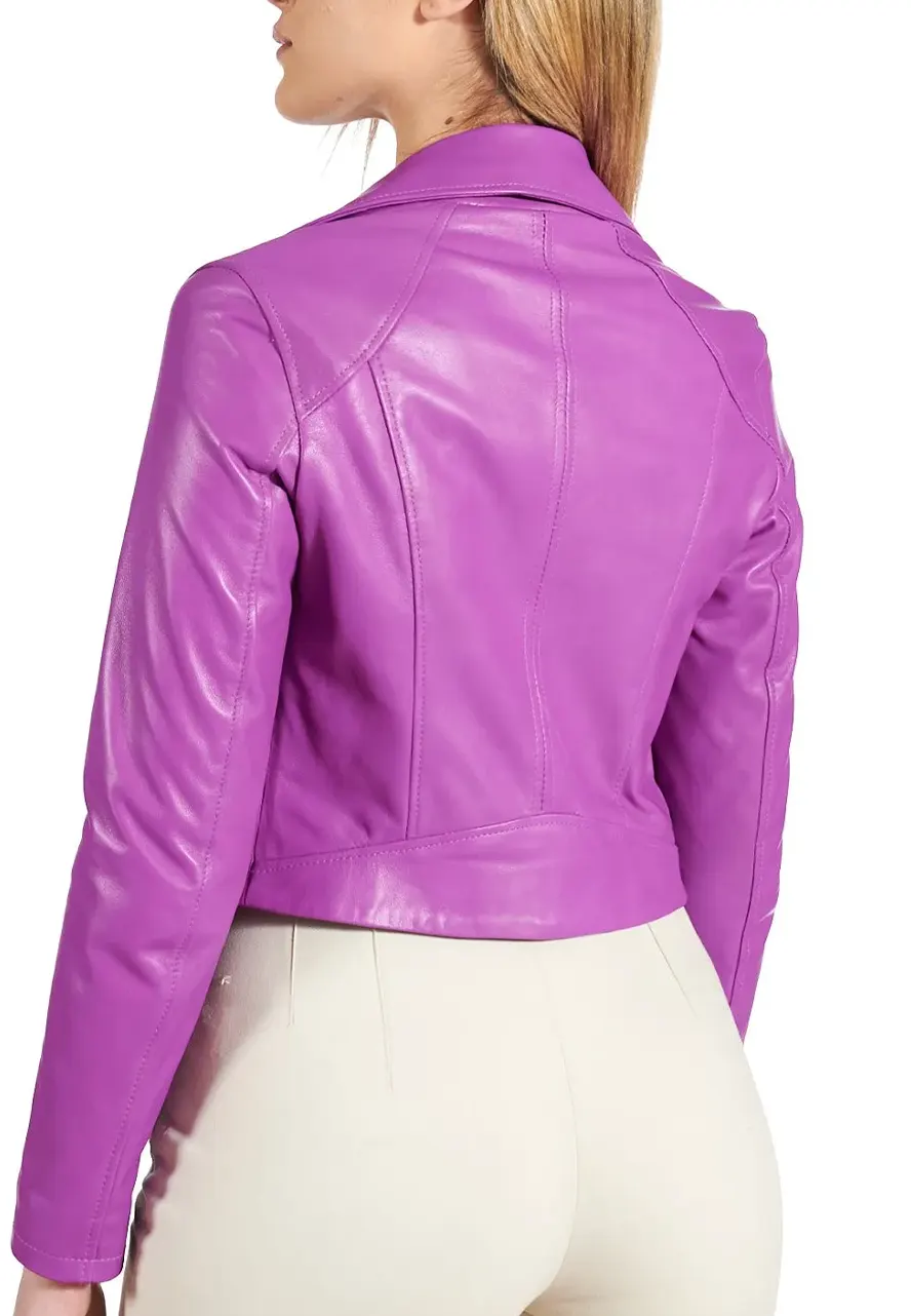 Women’s Violet Purple Cropped Jacket cropped purple jacket