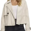 cropped trench jacket