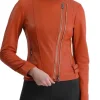 double zipper leather jacket