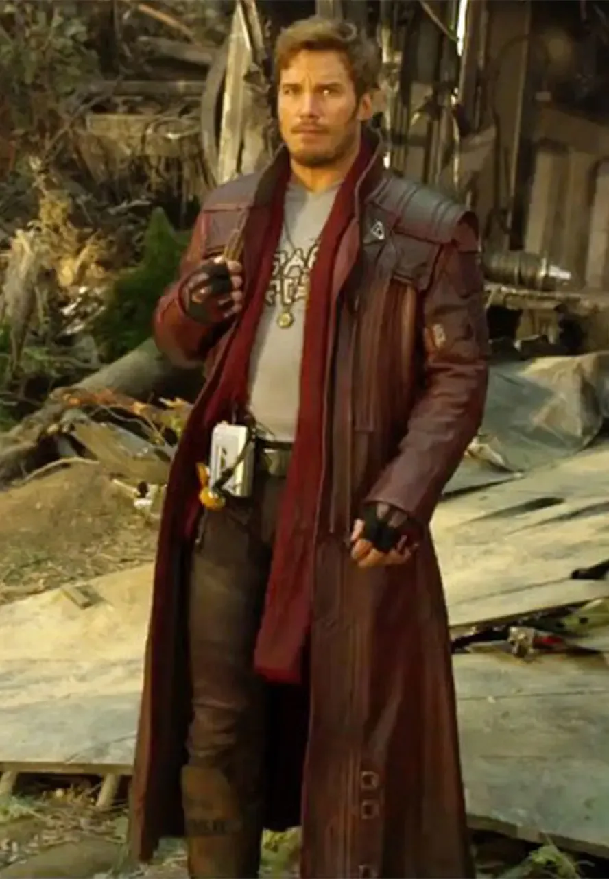 Guardians of the Galaxy Vol. 2 Star Lord Trench Coat guardians of the galaxy quill jacket