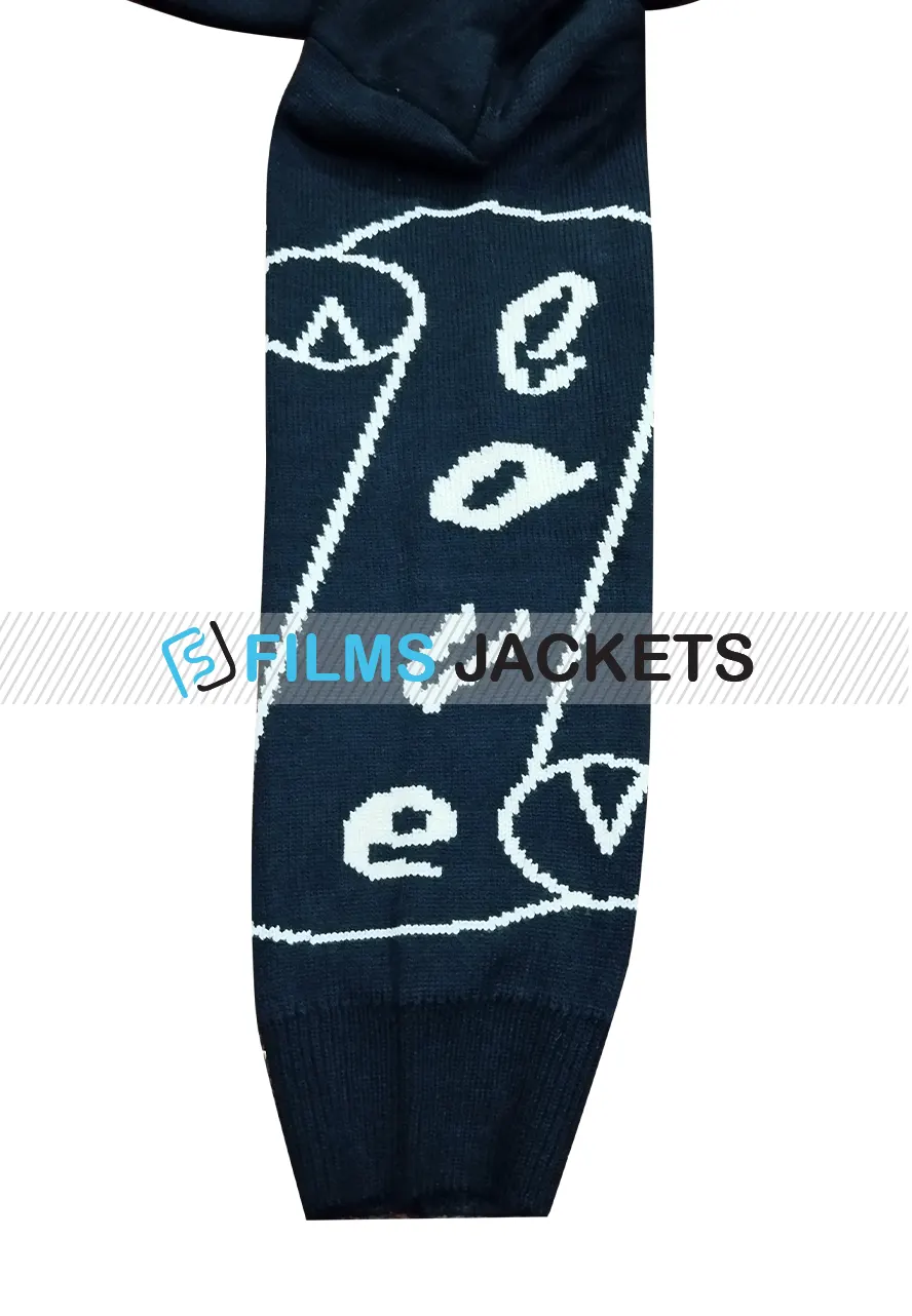 Bad Sisters S02 Eve Hewson Love Black Heart Sweater heart black sweater
