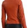 leather jacket double zipper