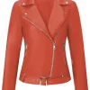 leather jacket with belt