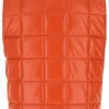 leather quilted vest