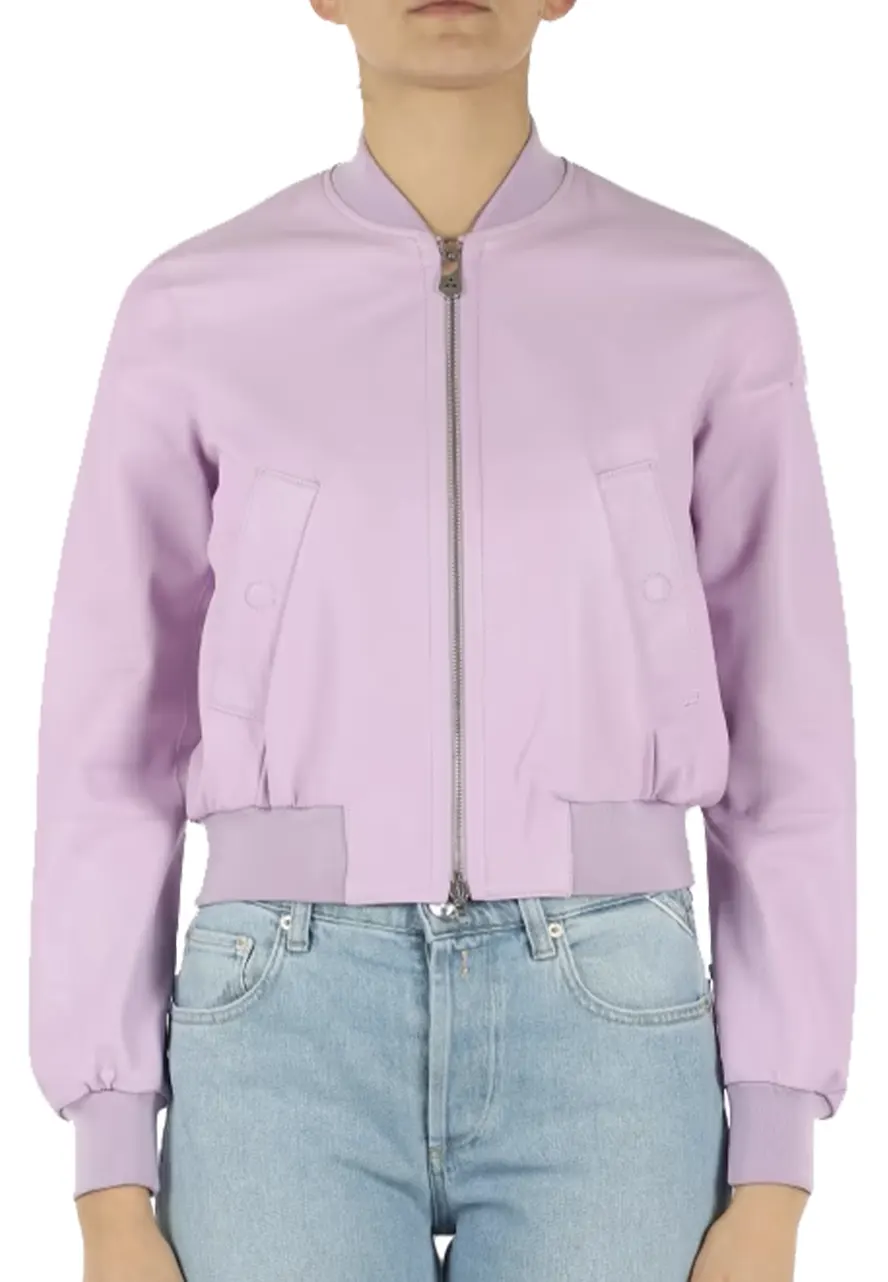 Women’s Light Purple Bomber Jacket light purple bomber jacket