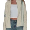 off white biker leather jacket