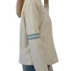 off white leather biker jacket
