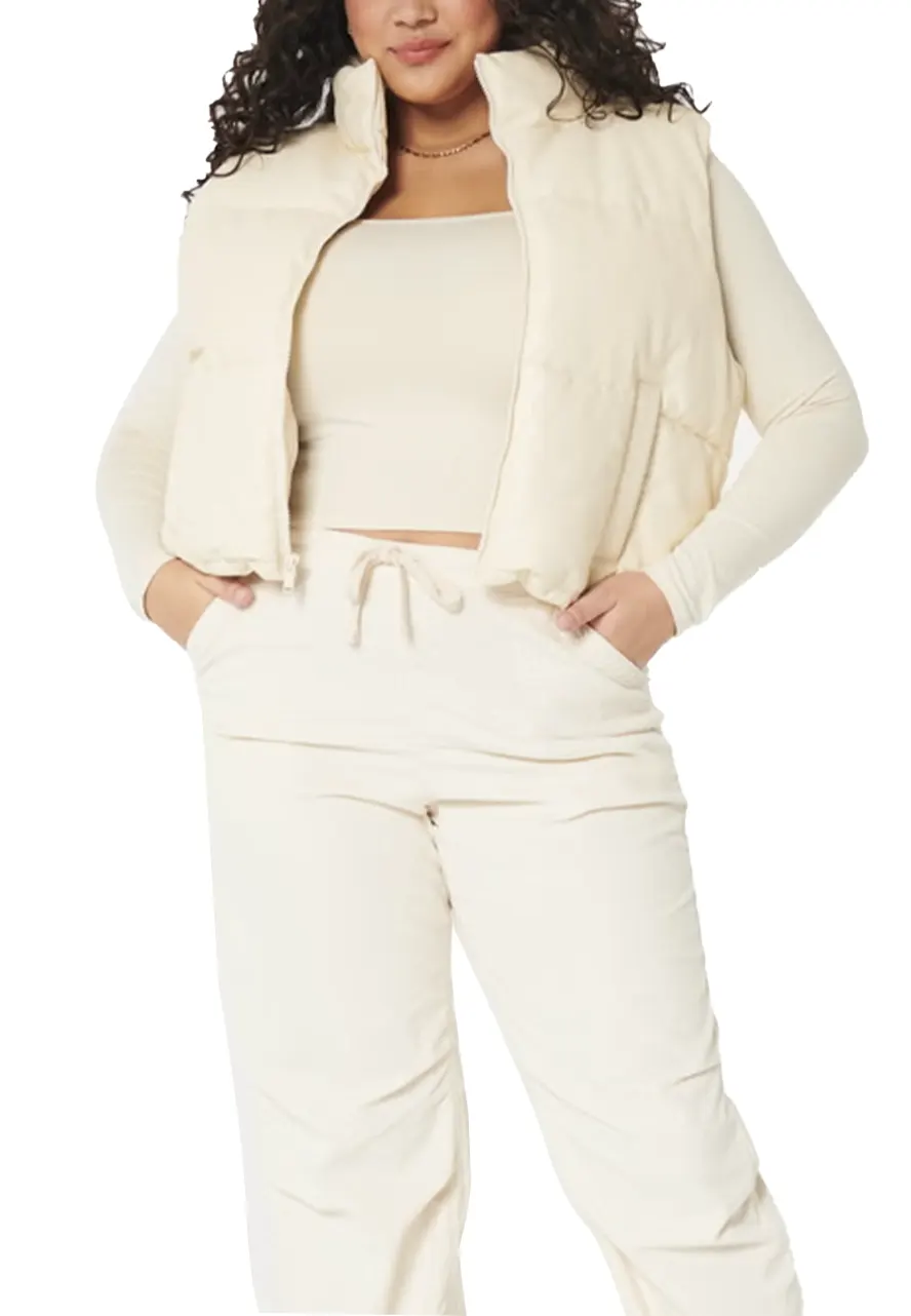 Women’s Ultimate Off White Puffer Vest off white puffer vest womens