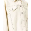 oversized cream jacket