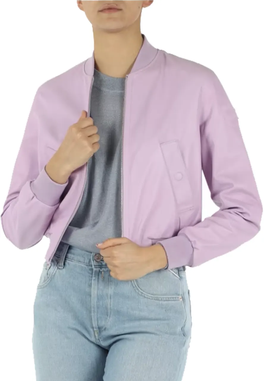 Women’s Light Purple Bomber Jacket purple bomber jacket womens