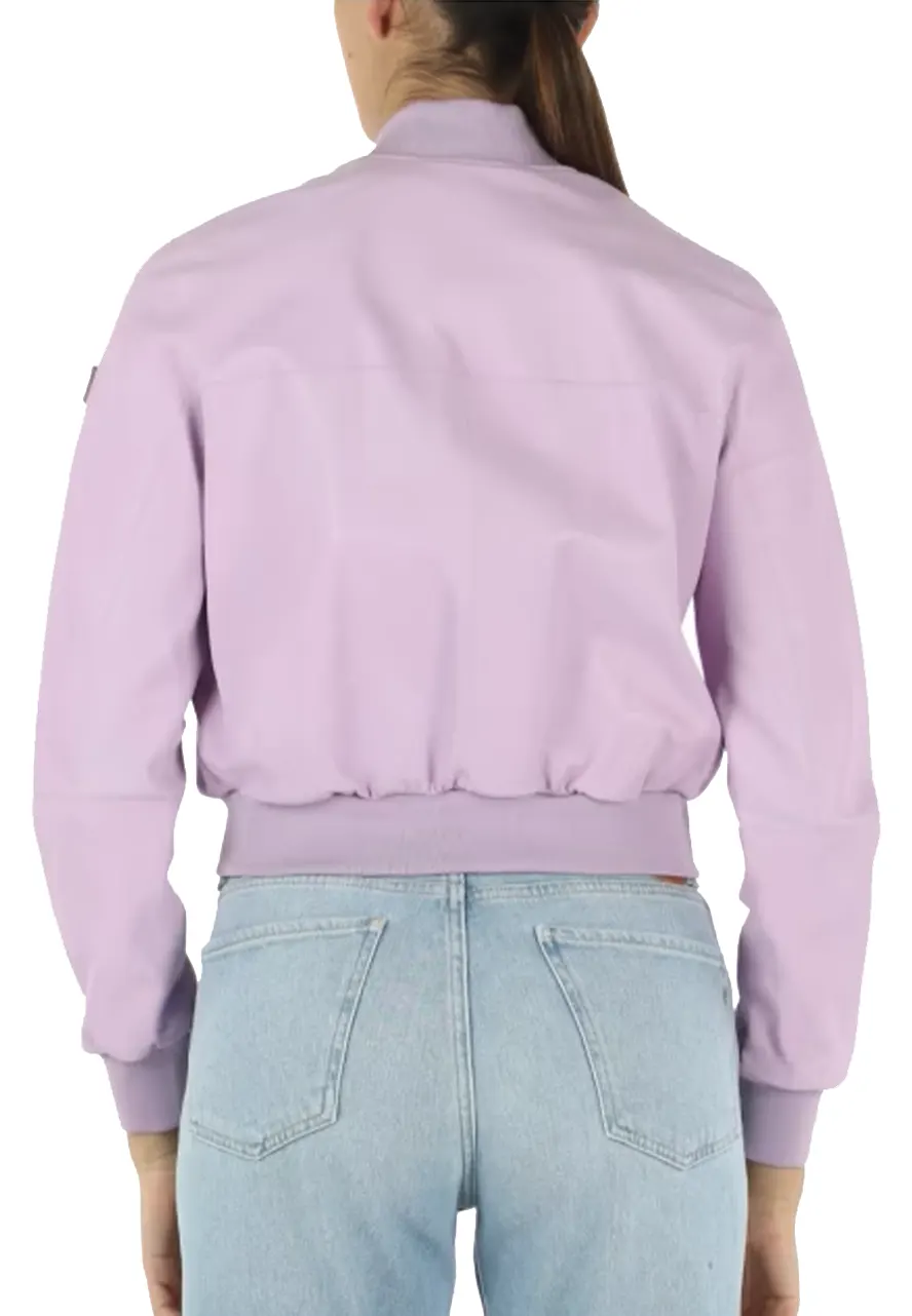 Women’s Light Purple Bomber Jacket purple bomber jacket