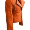 quilted leather jacket womens