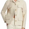 spread collar tailored jacket