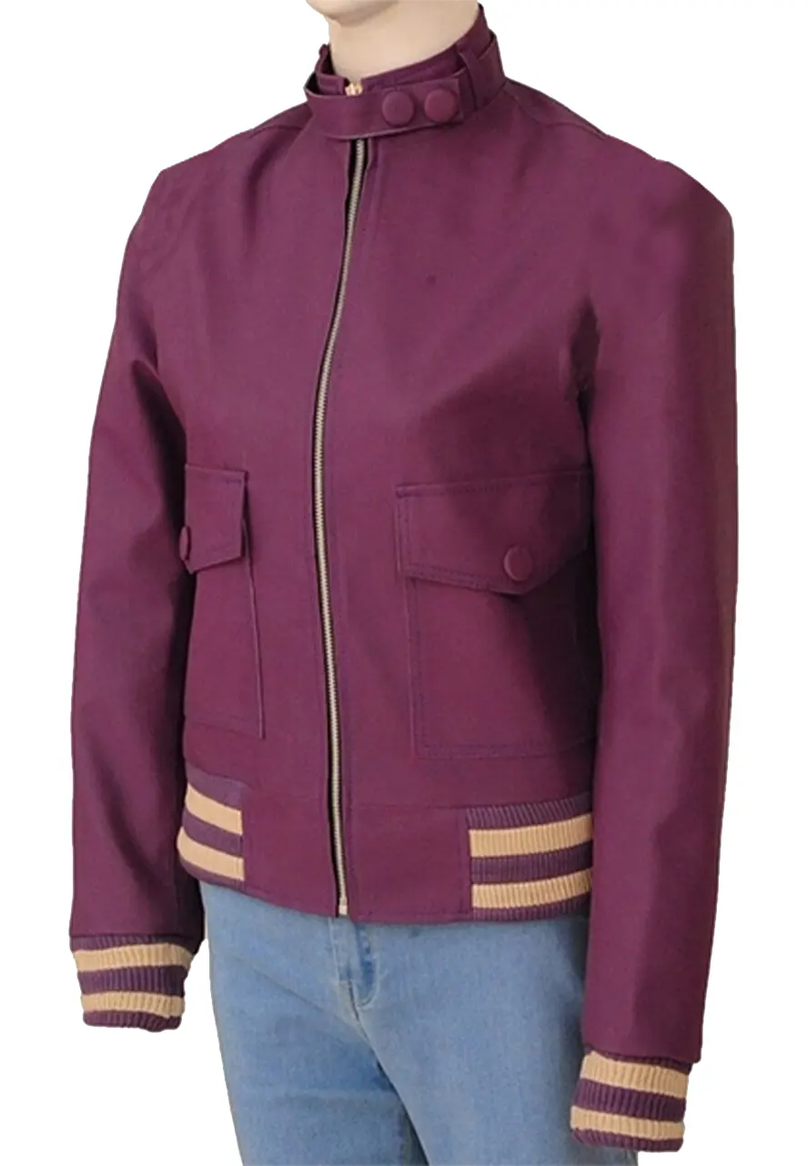 Women’s Iconic Purple Varsity Jacket varsity jacket purple