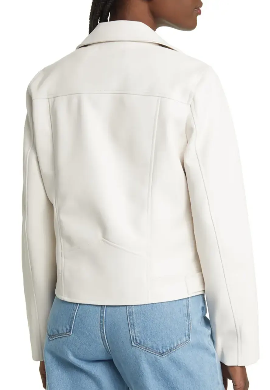 Women's White Leather Moto Jacket white moto leather jacket