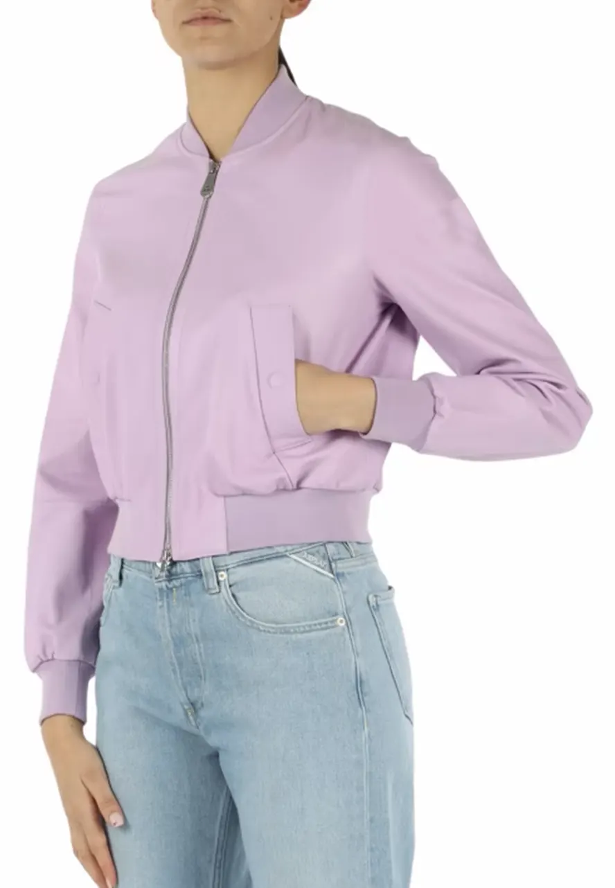 Women’s Light Purple Bomber Jacket womens purple bomber jacket