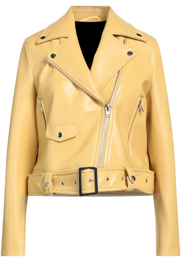 belted biker jacket
