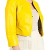 bolero jacket leather