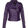 fitted leather jacket