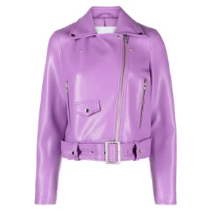 leather biker jacket