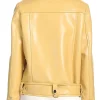 leather biker jacket with belt