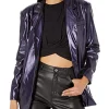 oversized purple blazer