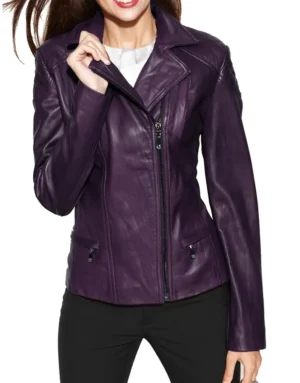 quilted shoulder jacket