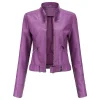 short purple jacket
