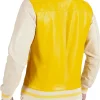 varsity leather jacket