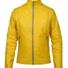 yellow motorbike jacket