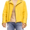 yellow motorcycle jacket