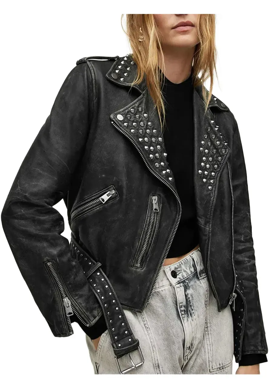 WWE Raw Alexa Bliss Leather Jacket alexa bliss black leather jacket