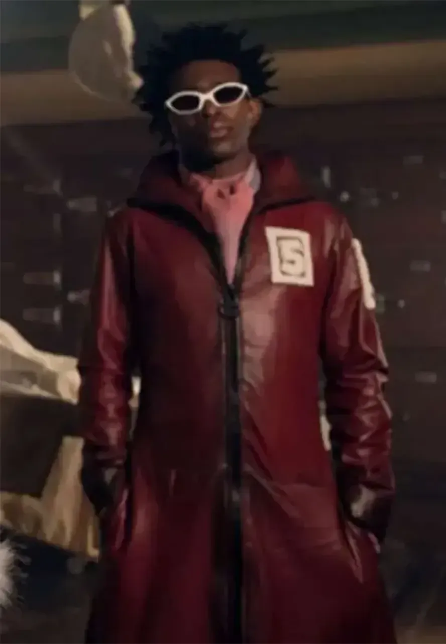 One Piece S02 Camrus Johnson Leather Coat camrus johnson coat