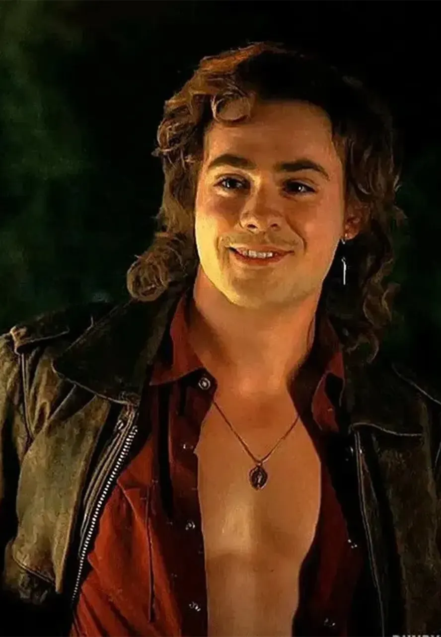 Stranger Things Dacre Montgomery Leather Jacket dacre montgomery in leather jacket