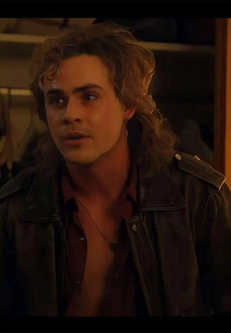 Stranger Things Dacre Montgomery Leather Jacket dacre montgomery leather jacket
