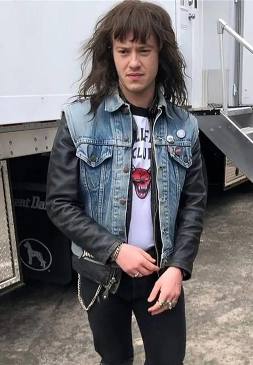 Hellfire Club Stranger Things Eddie Munson Jacket eddie munson jacket