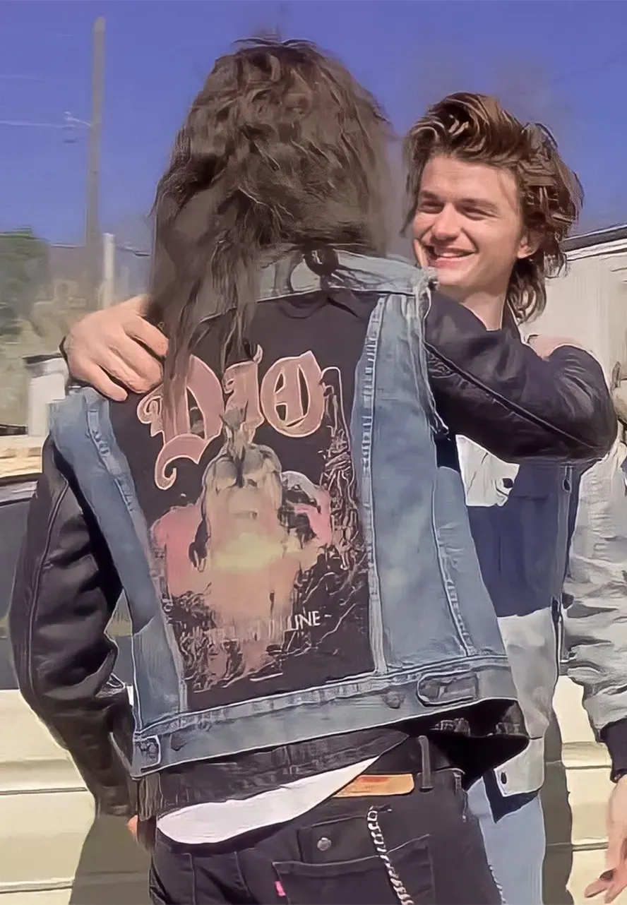 Hellfire Club Stranger Things Eddie Munson Jacket eddie munson jean jacket