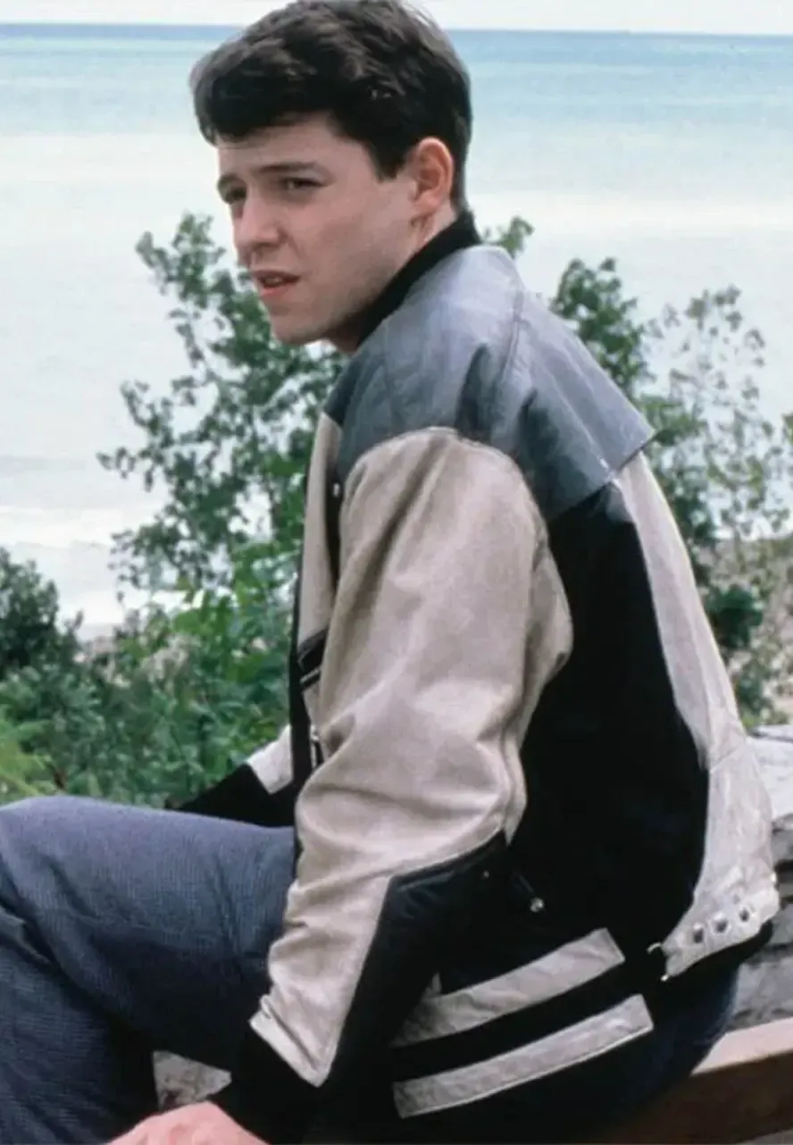 Ferris Bueller Day off Leather Jacket ferris bueller jacket
