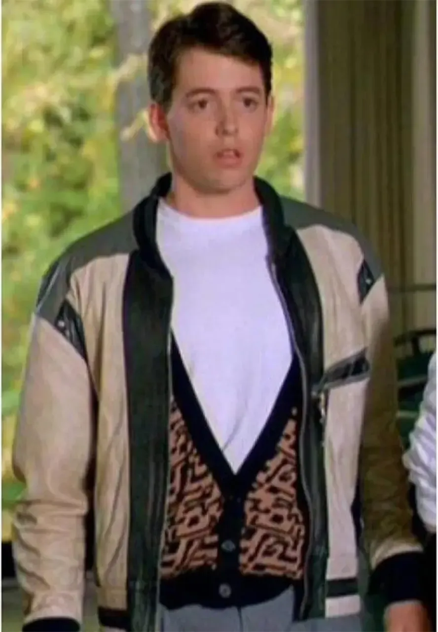 Ferris Bueller Day off Leather Jacket ferris bueller leather jacket