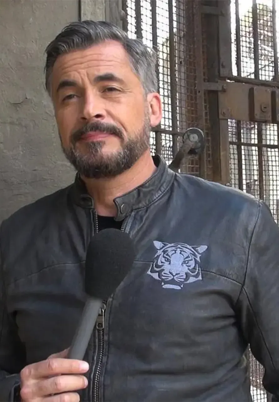 Fort Boyard Olivier Minne Leather Jacket fort boyard jacket