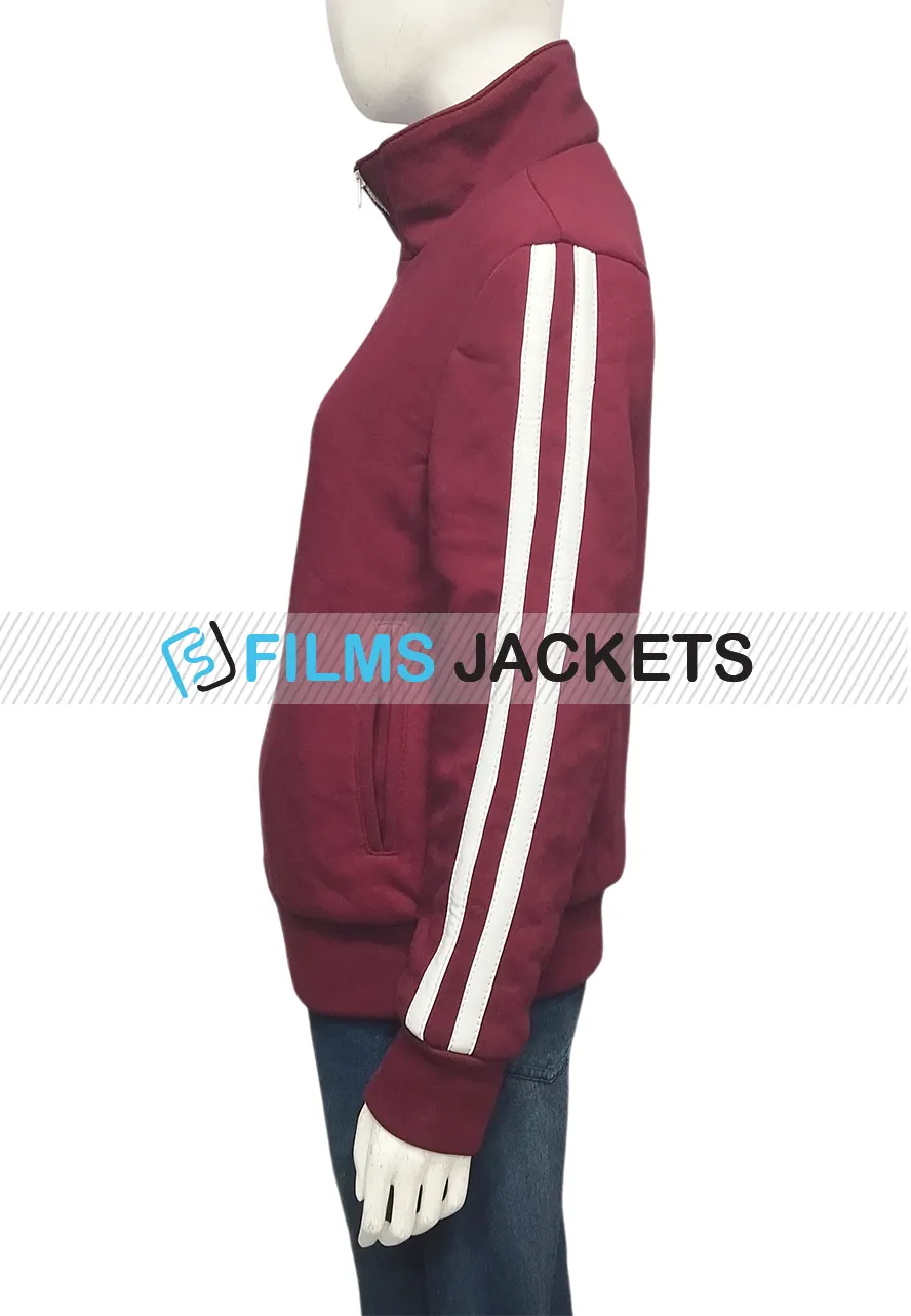 Stranger Things Max Mayfield Maroon Jacket max mayfield bomber jacket